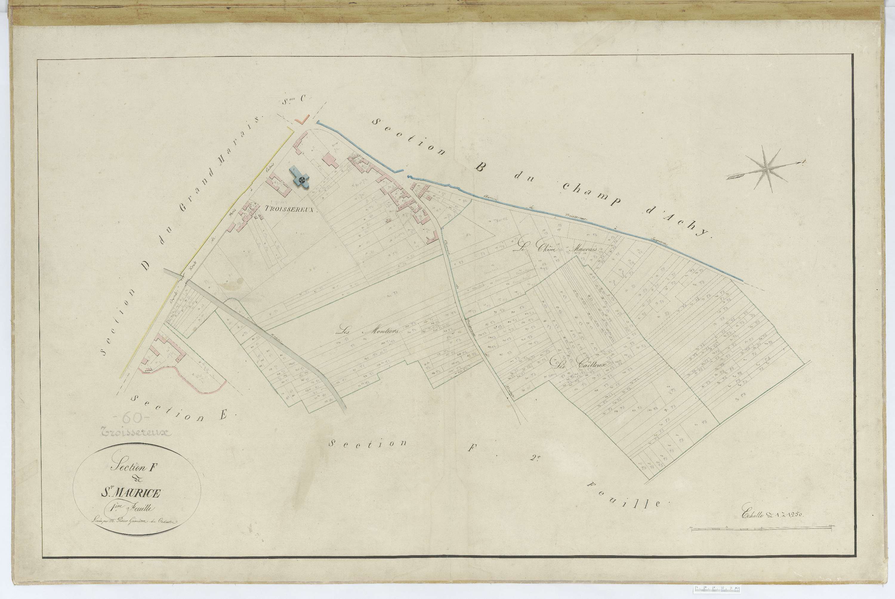 Troissereux - Cadastre napoléonien, section F1