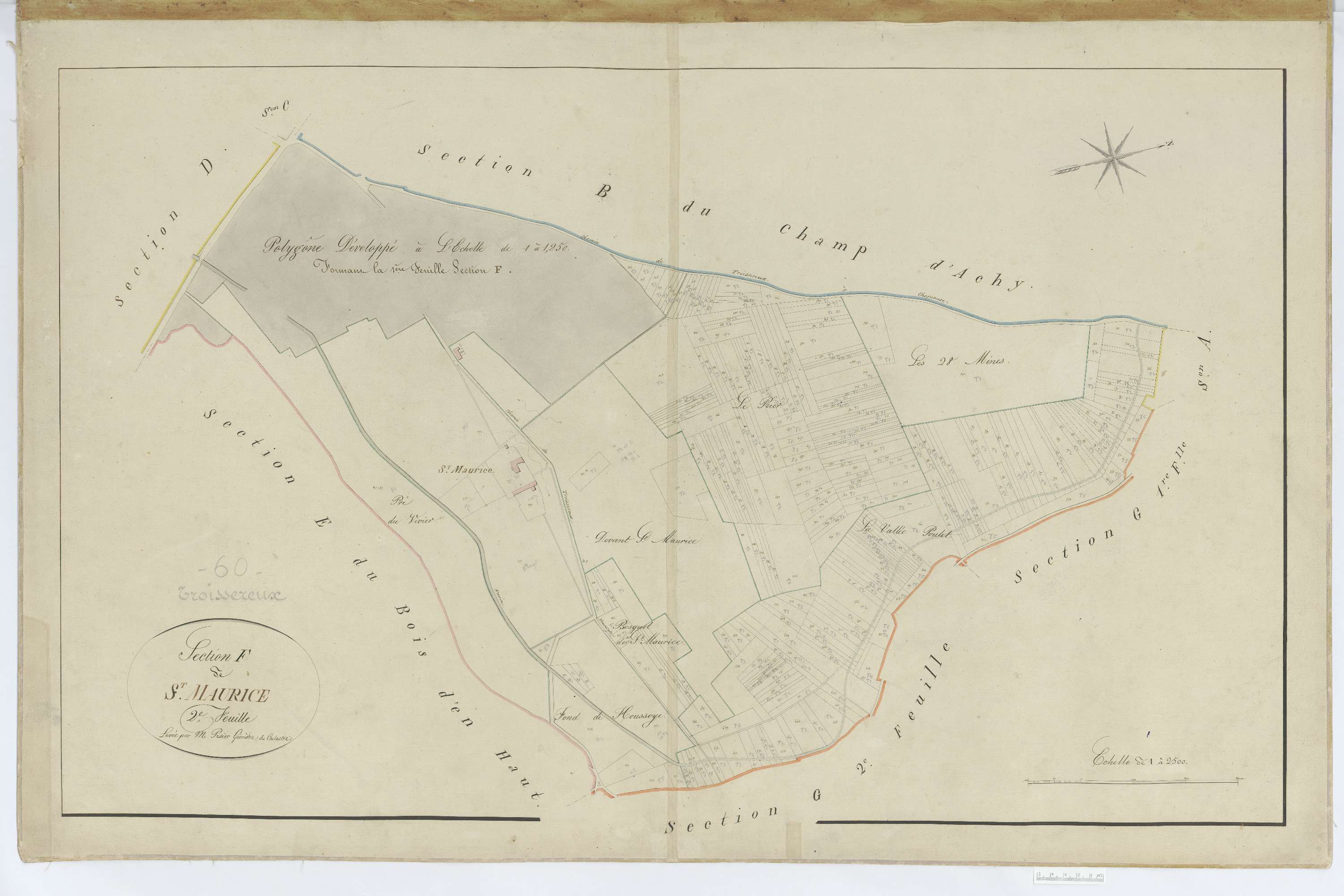 Troissereux - Cadastre napoléonien, section F2