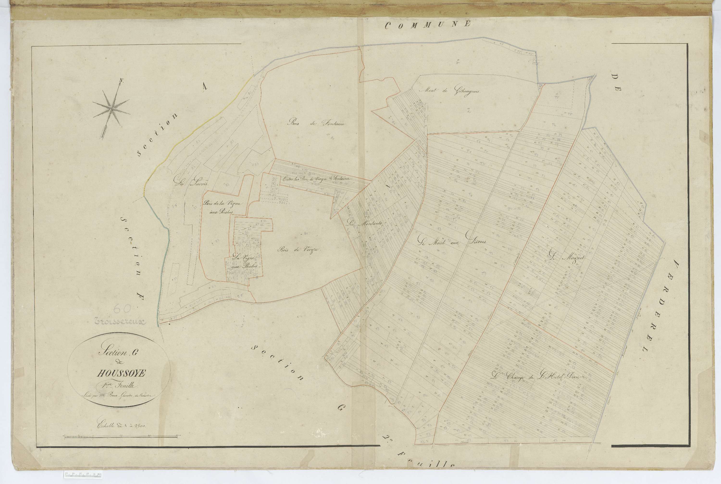 Troissereux - Cadastre napoléonien, section G1