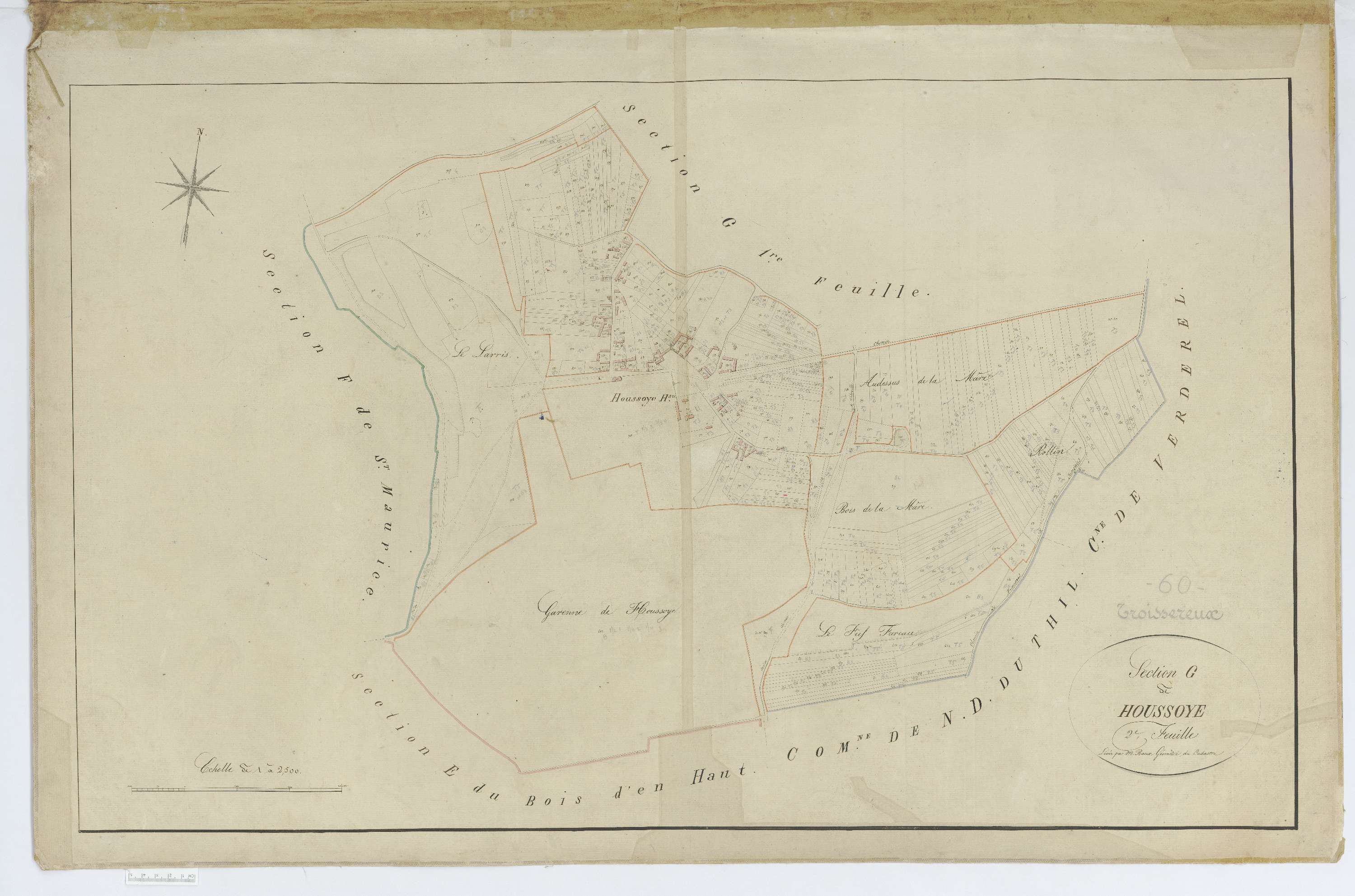 Troissereux - Cadastre napoléonien, section G2