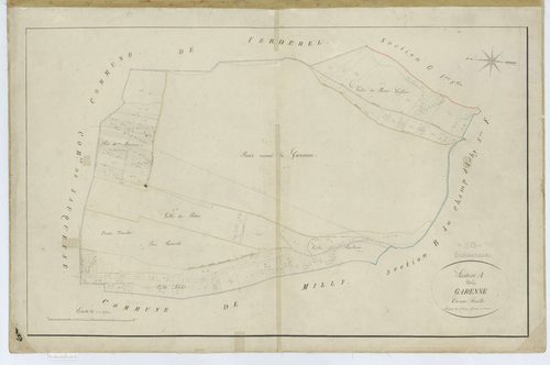 Troissereux - Cadastre napoléonien, section A