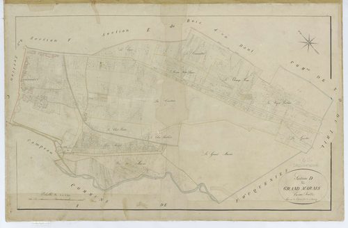 Troissereux - Cadastre napoléonien, section D