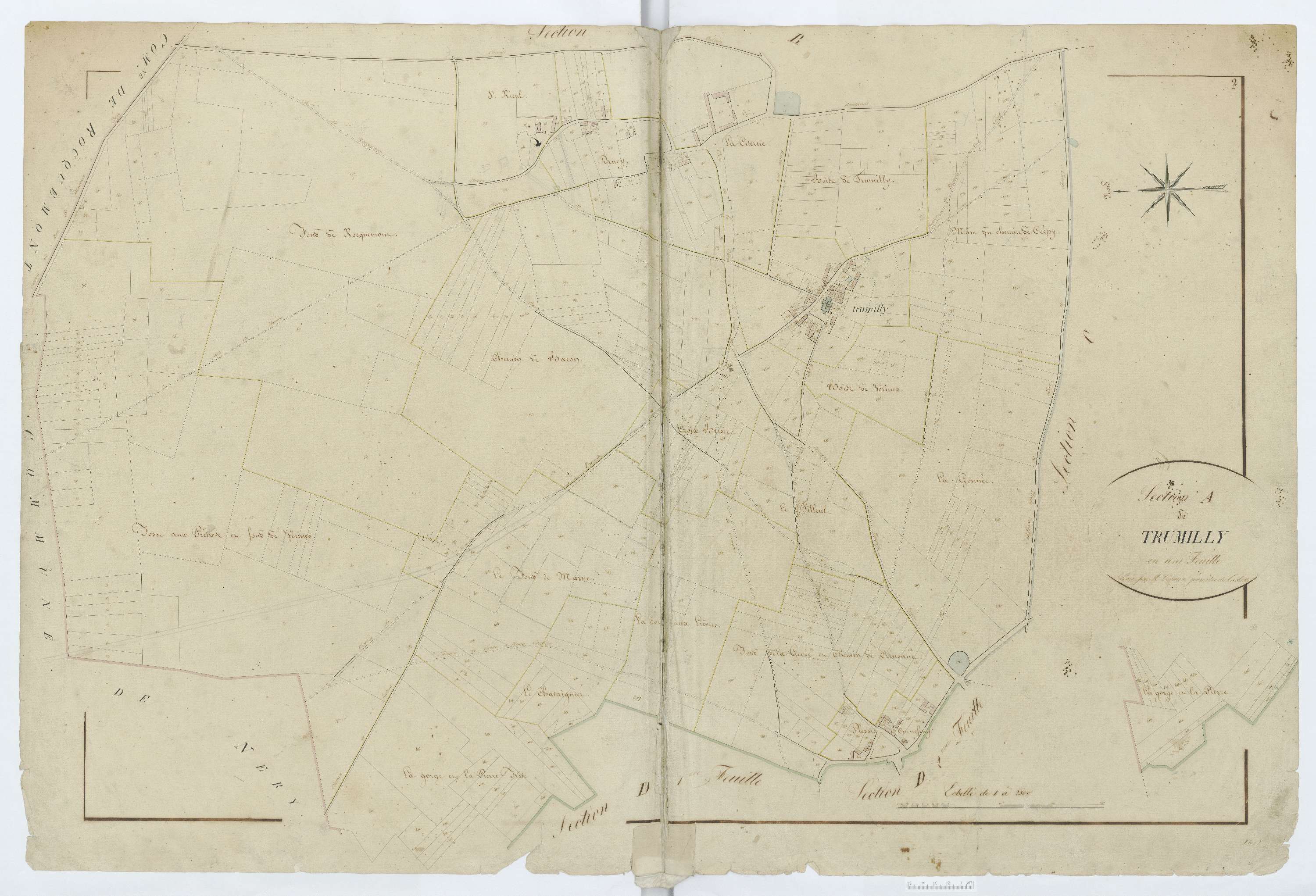 Trumilly - Cadastre napoléonien, section A