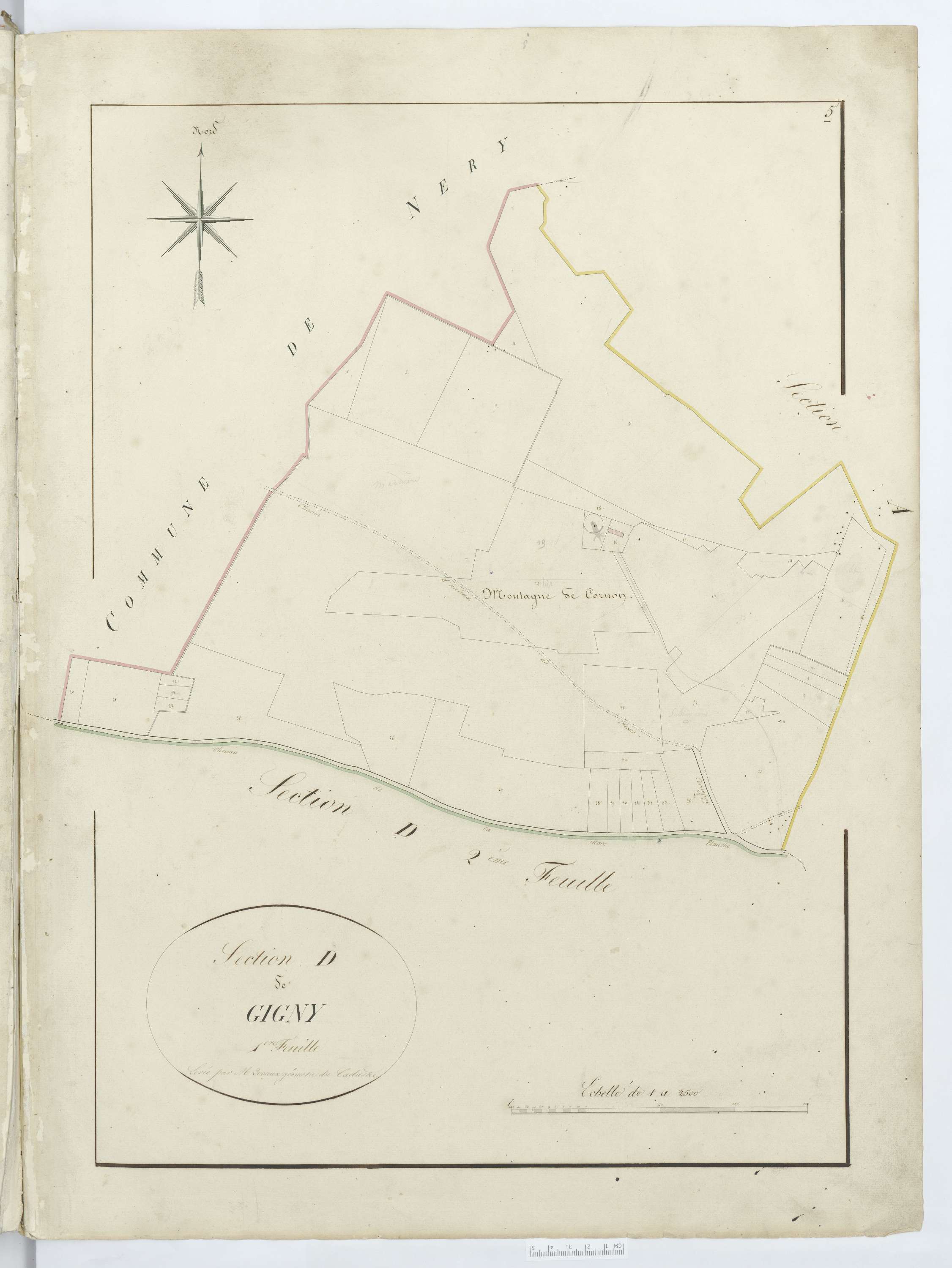 Trumilly - Cadastre napoléonien, section D1