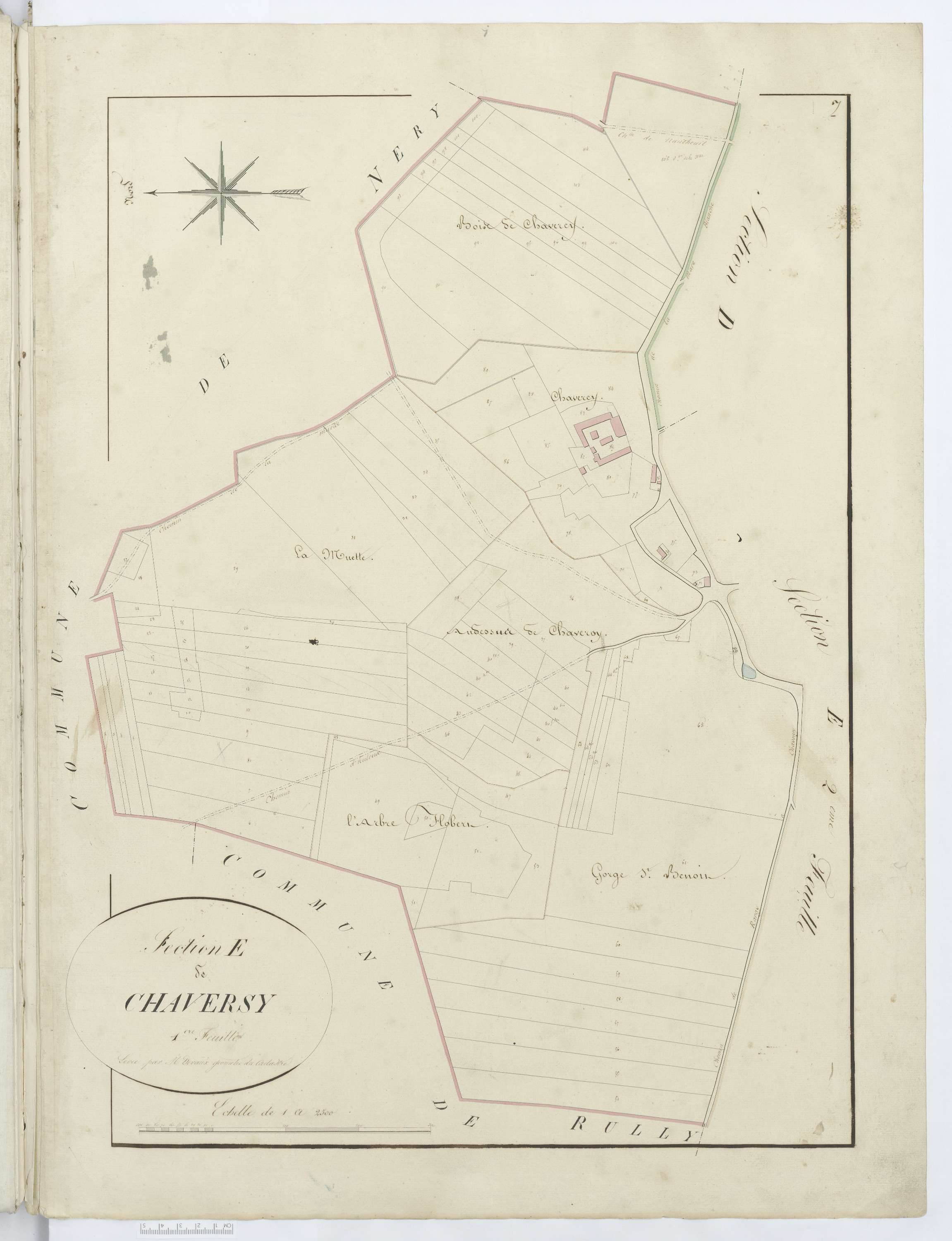 Trumilly - Cadastre napoléonien, section E1