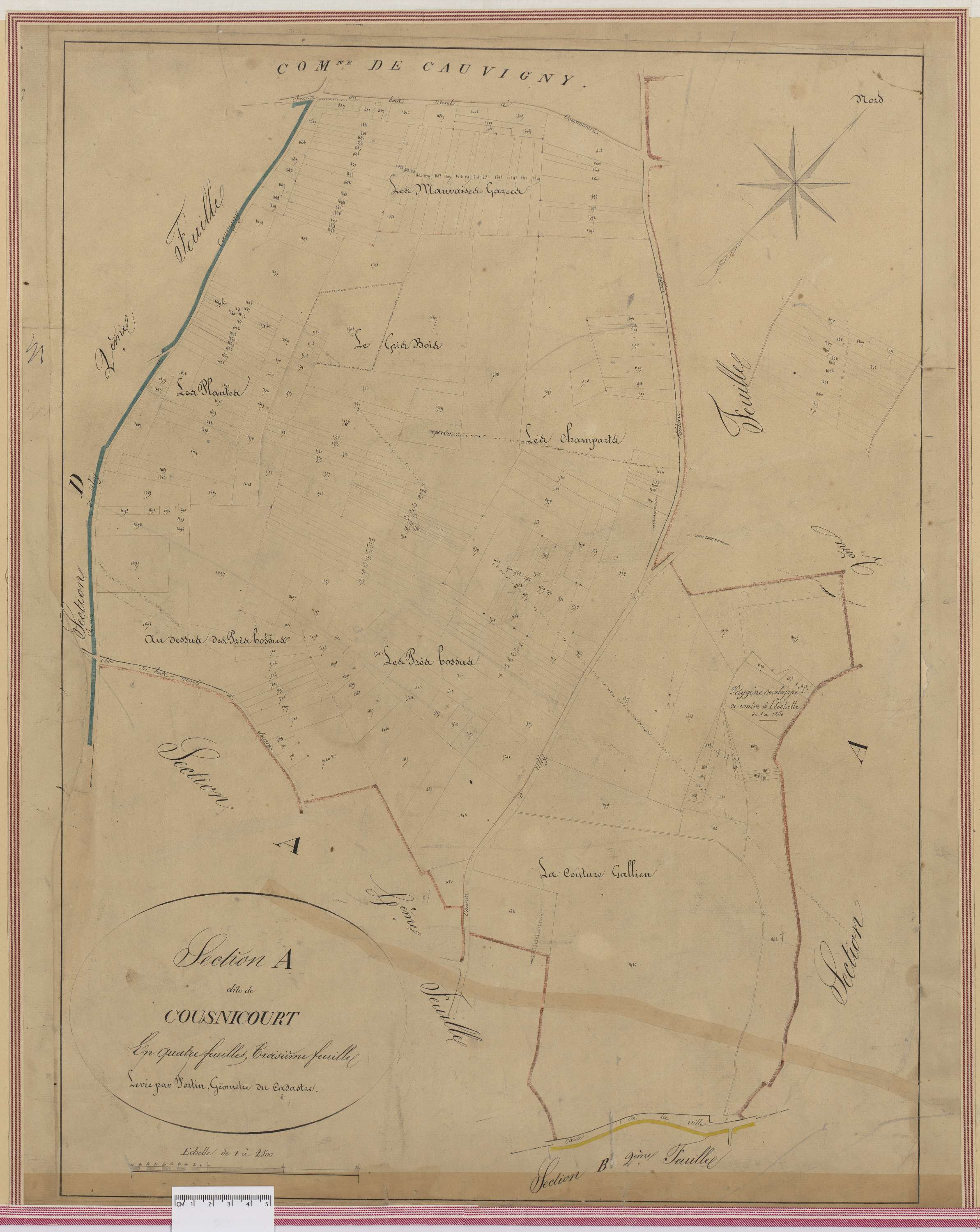 Ully-Saint-Georges - Cadastre napoléonien, section A3