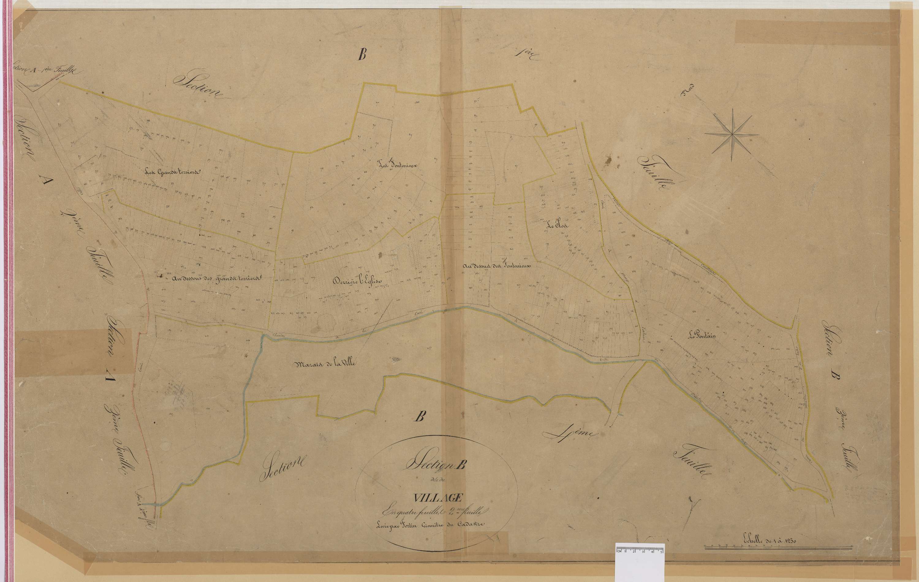 Ully-Saint-Georges - Cadastre napoléonien, section B2