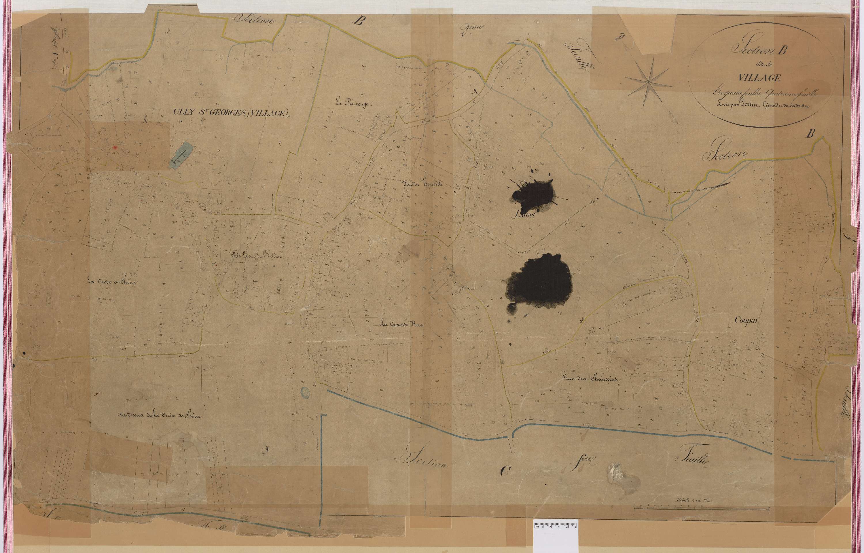 Ully-Saint-Georges - Cadastre napoléonien, section B4