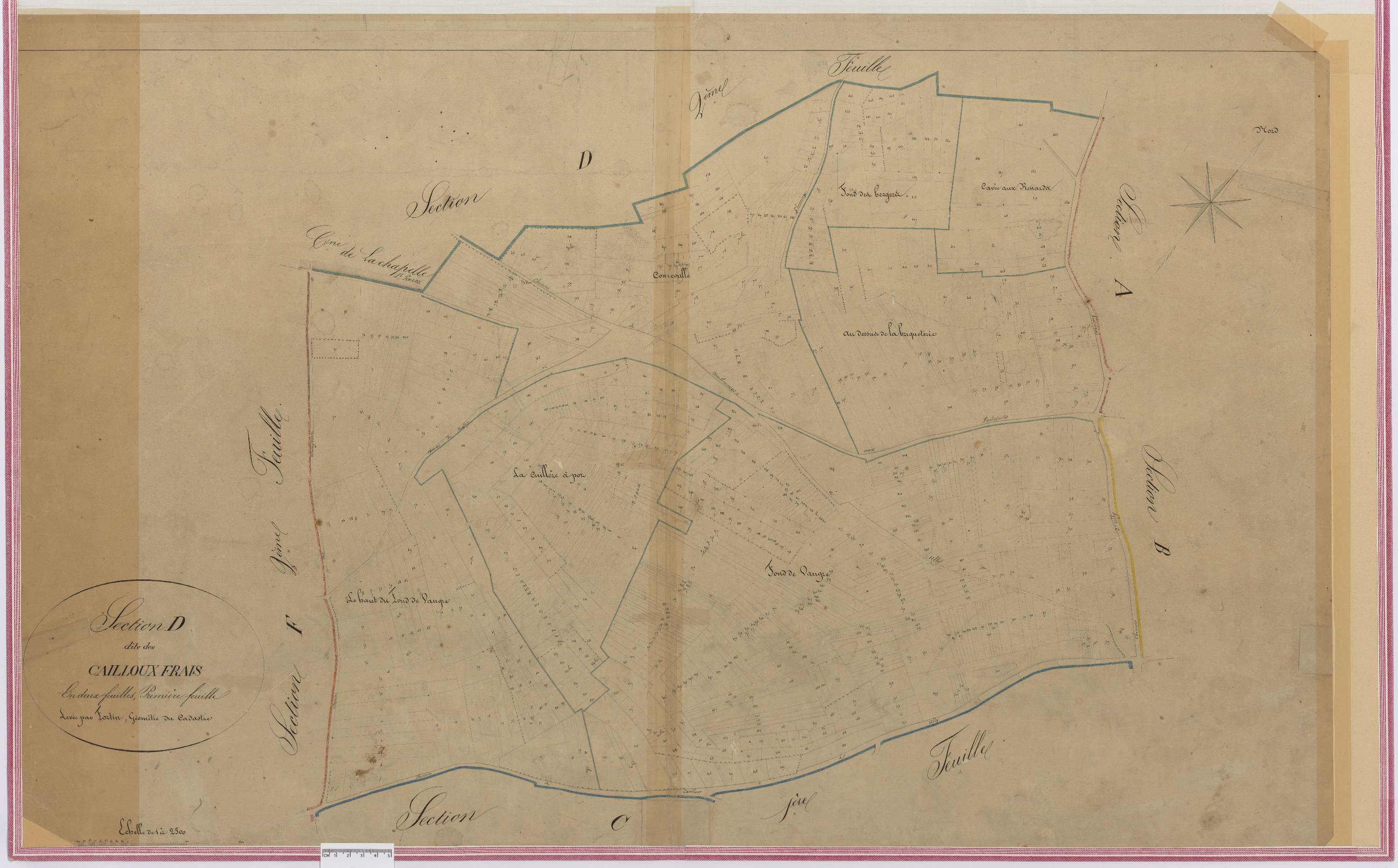 Ully-Saint-Georges - Cadastre napoléonien, section D1