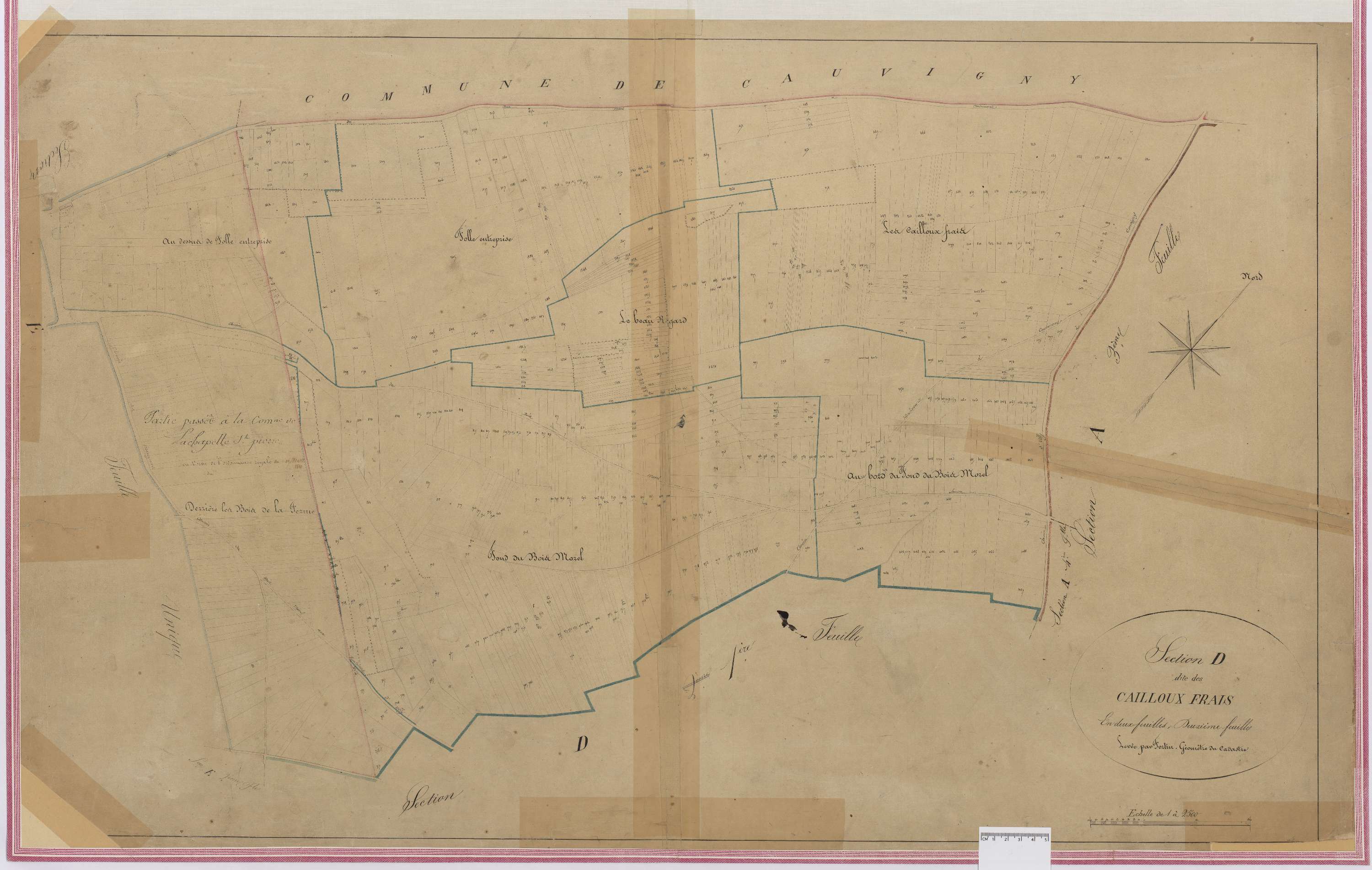 Ully-Saint-Georges - Cadastre napoléonien, section D2