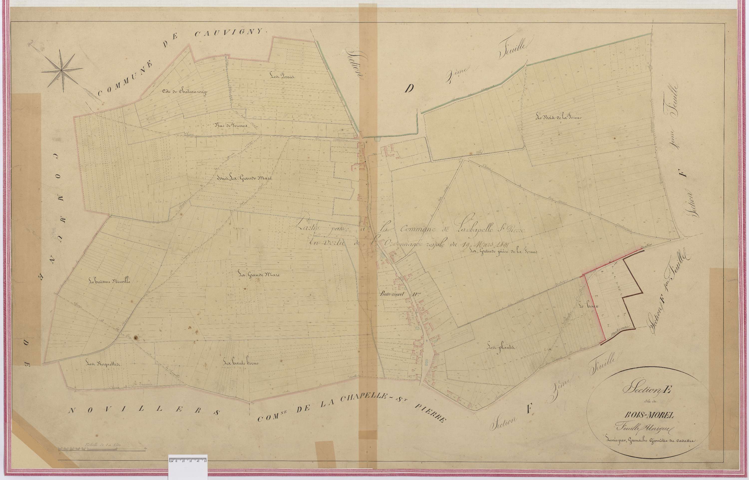 Ully-Saint-Georges - Cadastre napoléonien, section E