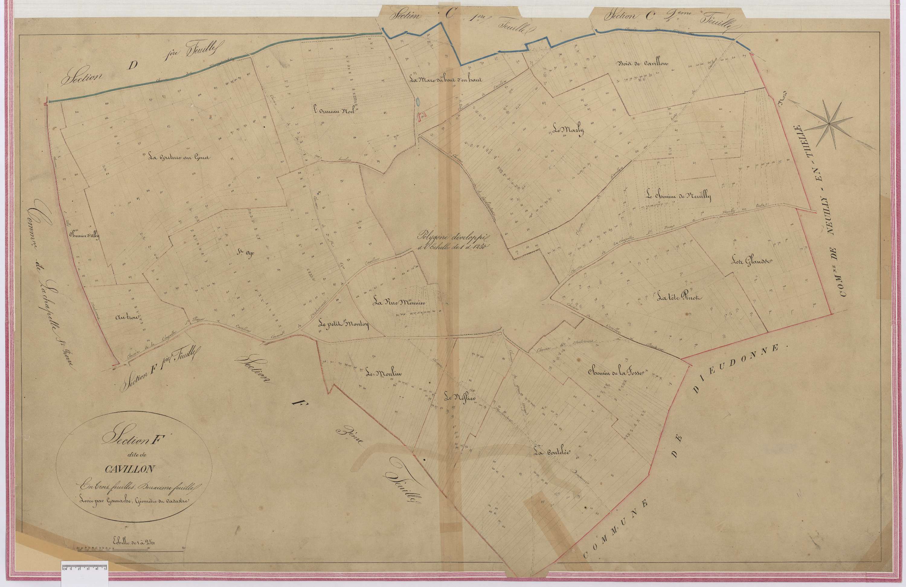 Ully-Saint-Georges - Cadastre napoléonien, section F2/1