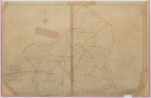 Ully-Saint-Georges - Cadastre napoléonien, tableau d'assemblage