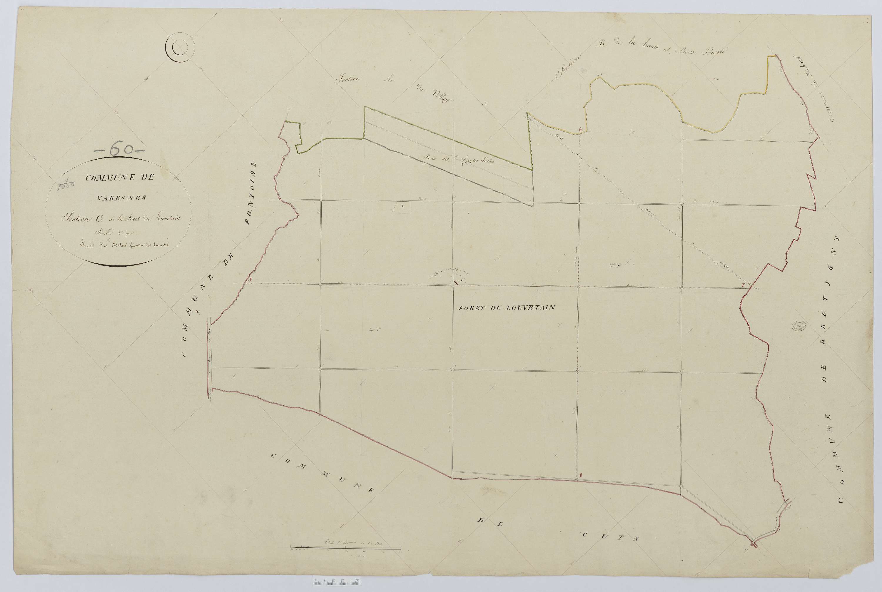Varesnes - Cadastre napoléonien, section C