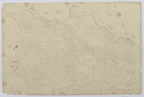 Varinfroy - Cadastre napoléonien, section B, feuille unique