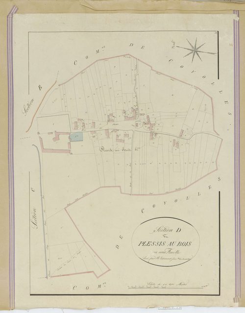 Vauciennes - Cadastre napoléonien, section D