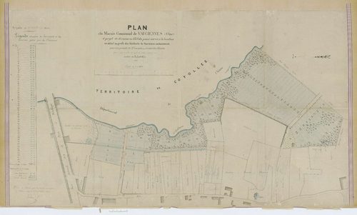 Vauciennes - Cadastre napoléonien, Plan du marais communal