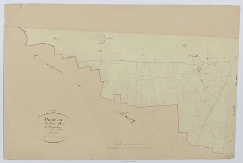 Vaumoise - Cadastre napoléonien, section B2
