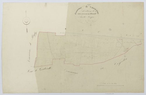 Vaumoise - Cadastre napoléonien, section C, feuille unique
