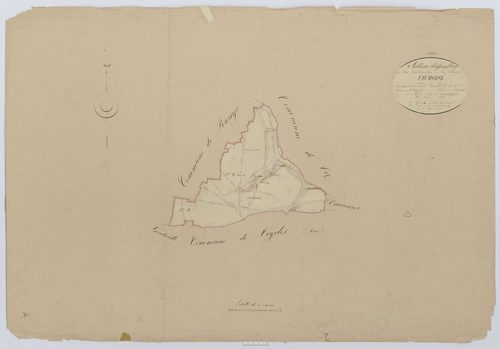 Vaumoise - Cadastre napoléonien, tableau d'assemblage