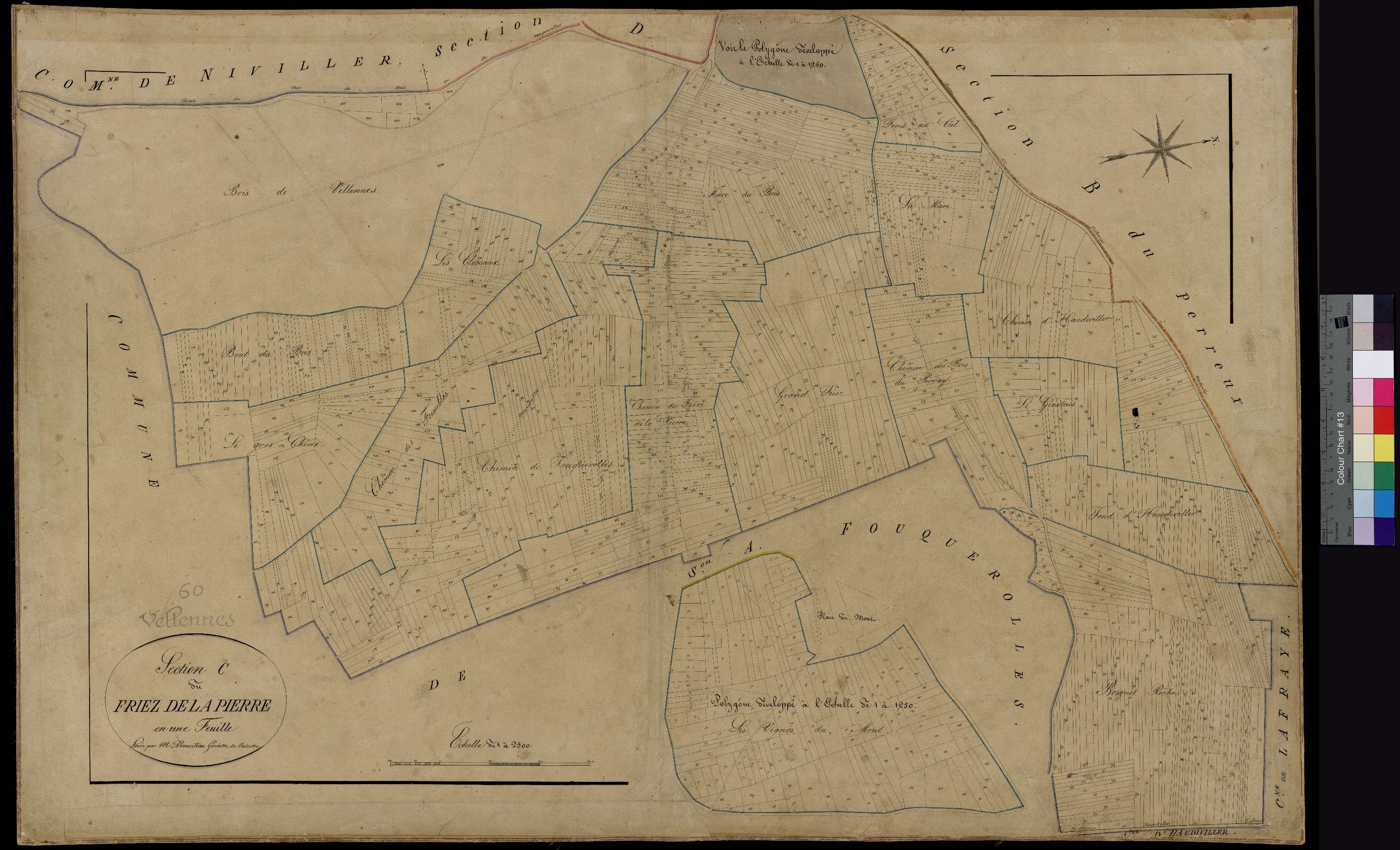 Velennes - Cadastre napoléonien, section C