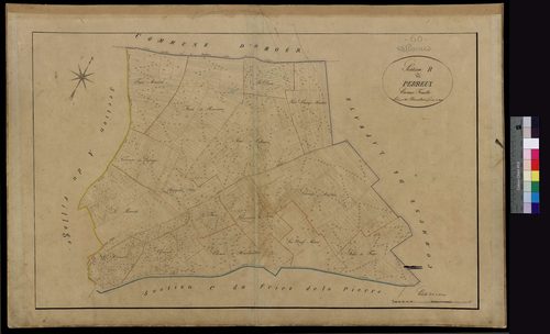 Velennes - Cadastre napoléonien, section B