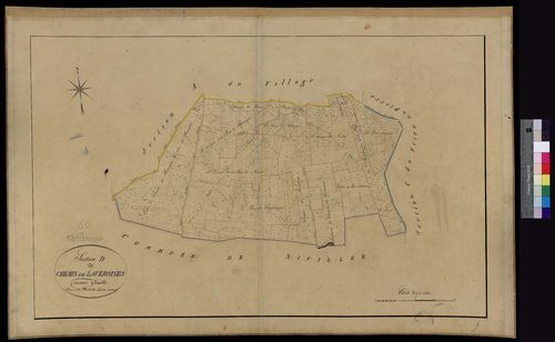Velennes - Cadastre napoléonien, section D