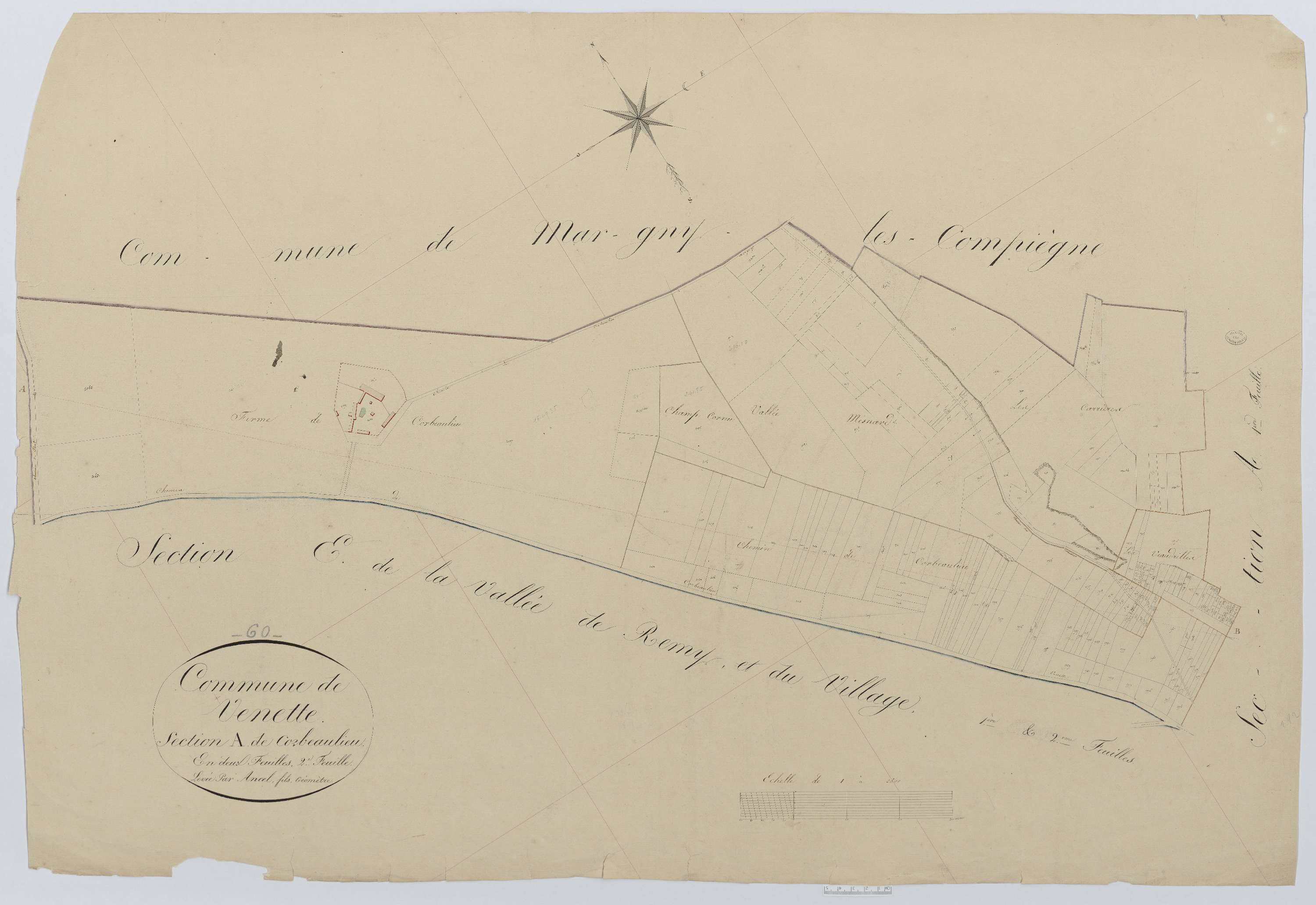 Venette - Cadastre napoléonien, section A2