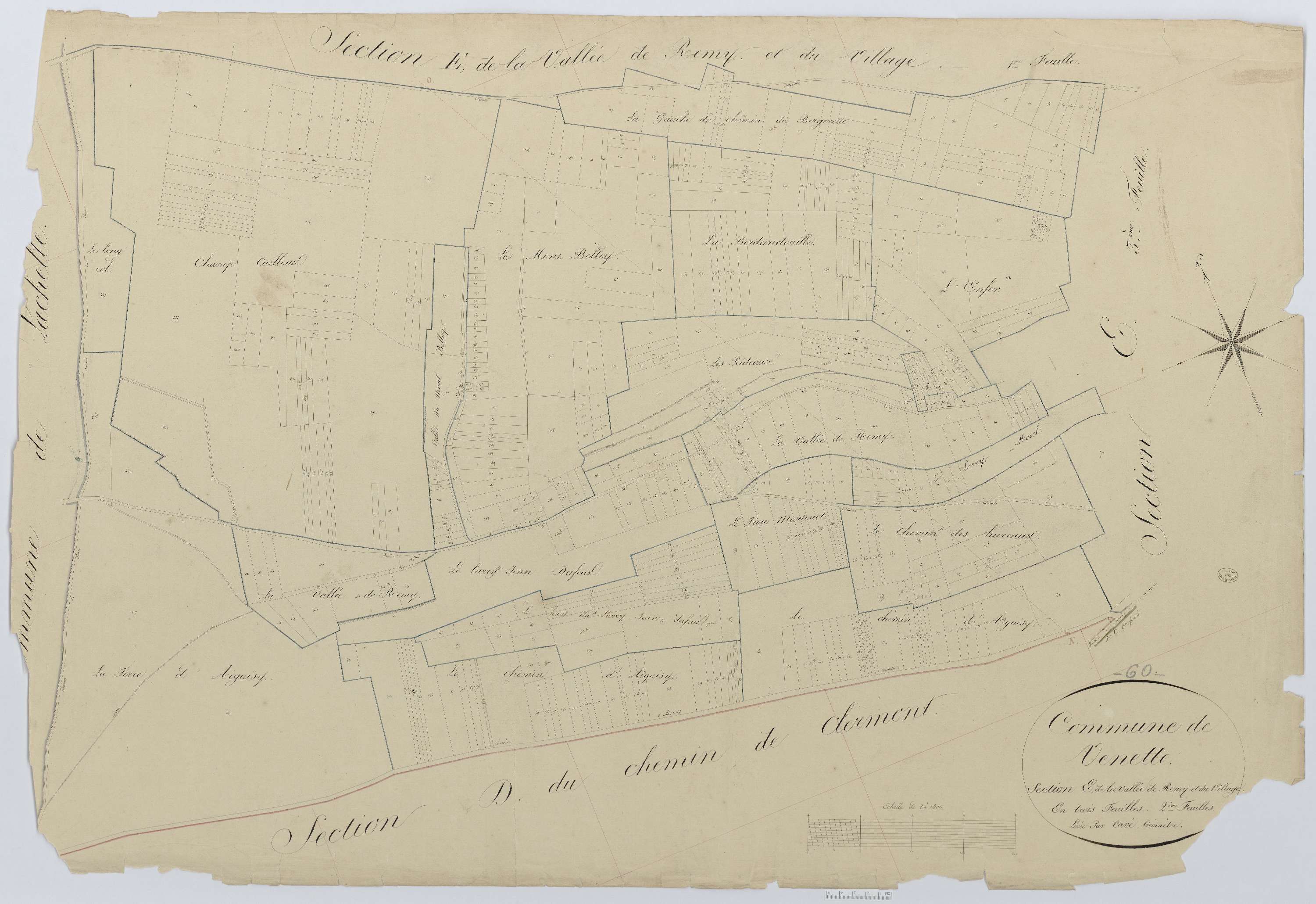 Venette - Cadastre napoléonien, section E2