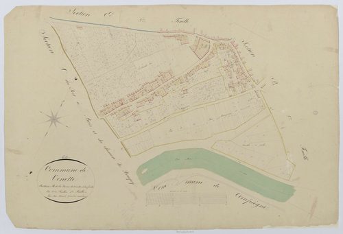 Venette - Cadastre napoléonien, section B1