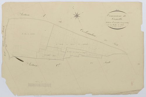 Venette - Cadastre napoléonien, section E1