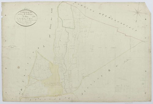 Ver-sur-Launette - Cadastre napoléonien, section B1