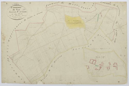 Ver-sur-Launette - Cadastre napoléonien, section E