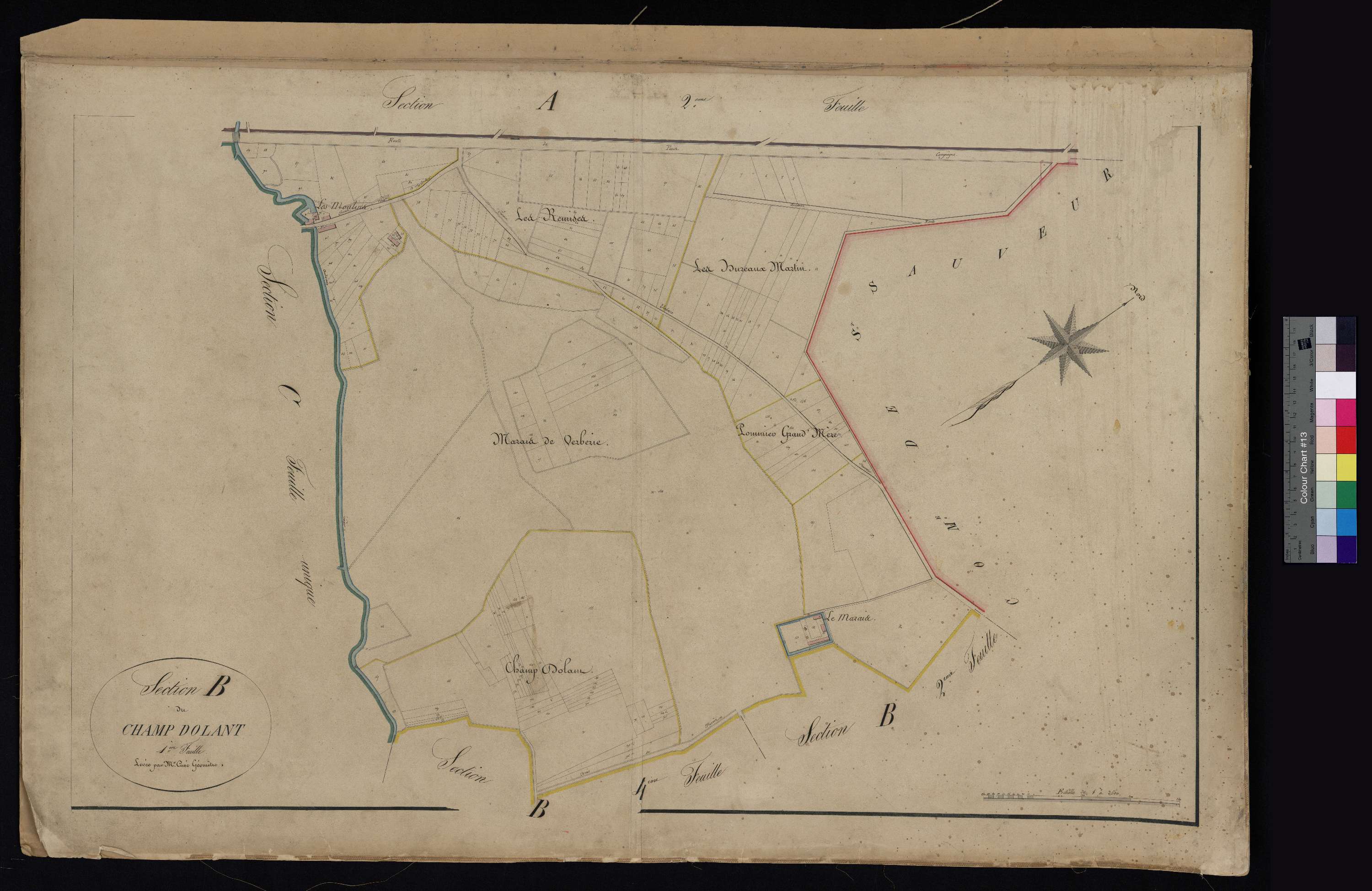 Verberie - Cadastre napoléonien, section B1