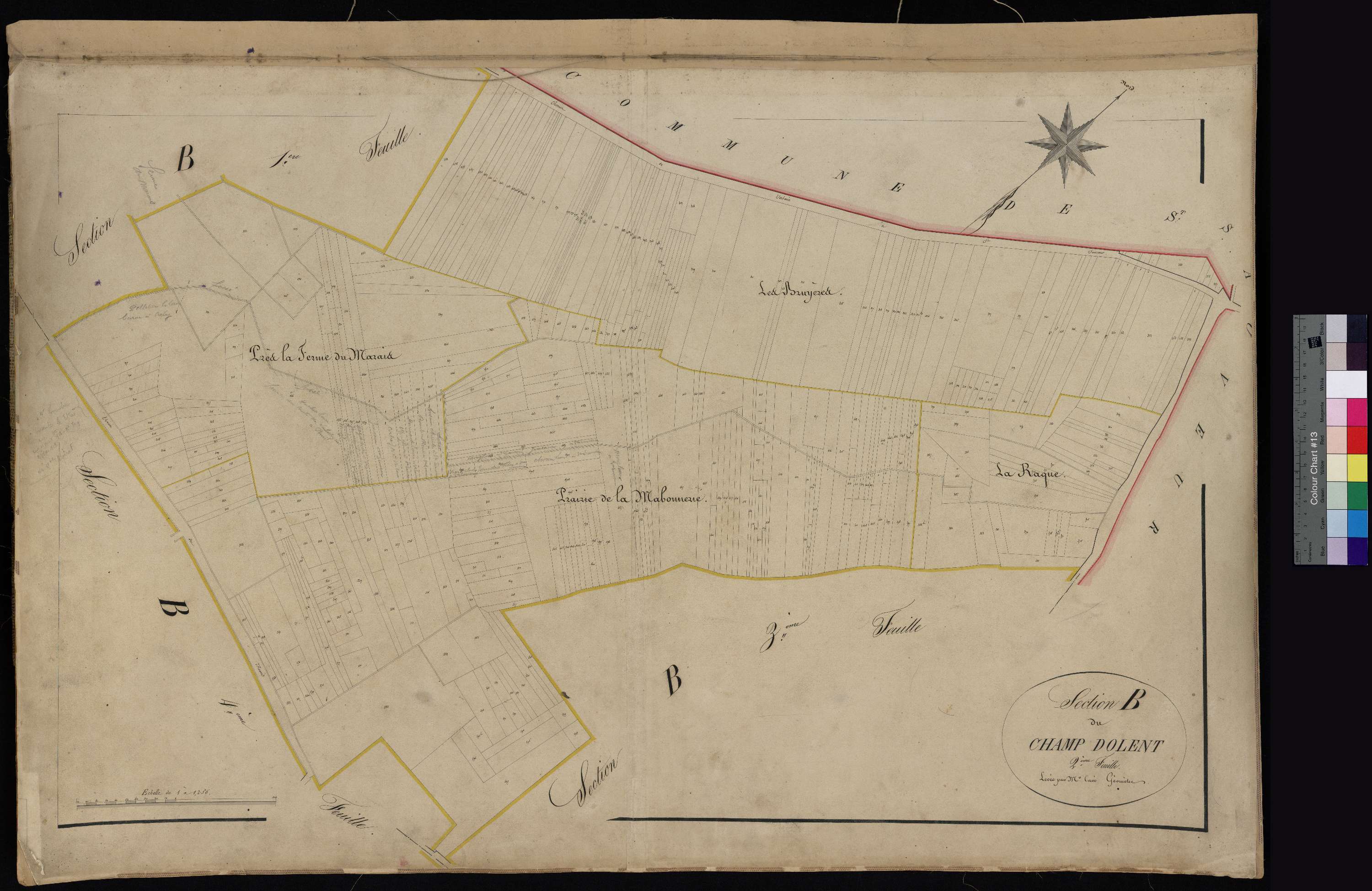Verberie - Cadastre napoléonien, section B2