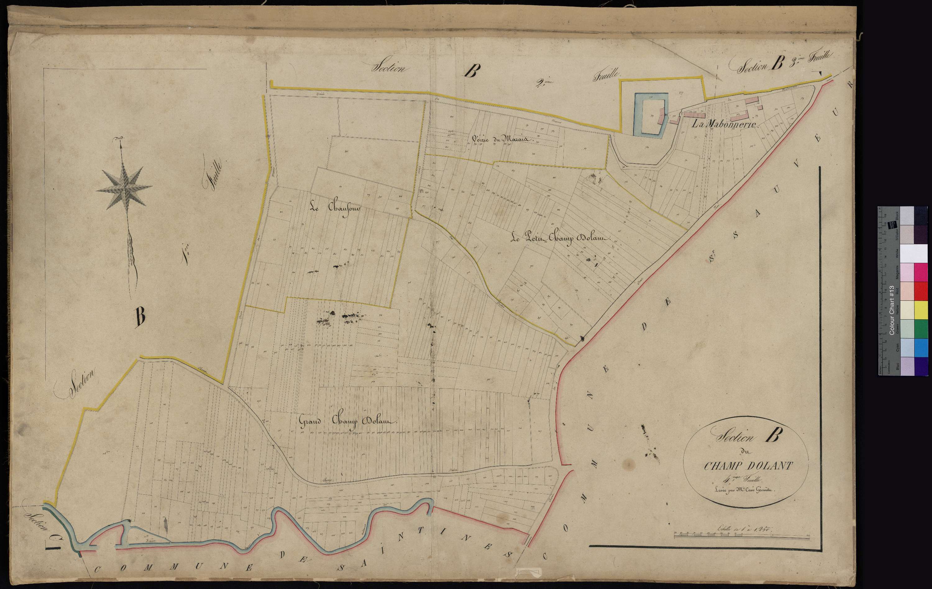 Verberie - Cadastre napoléonien, section B4