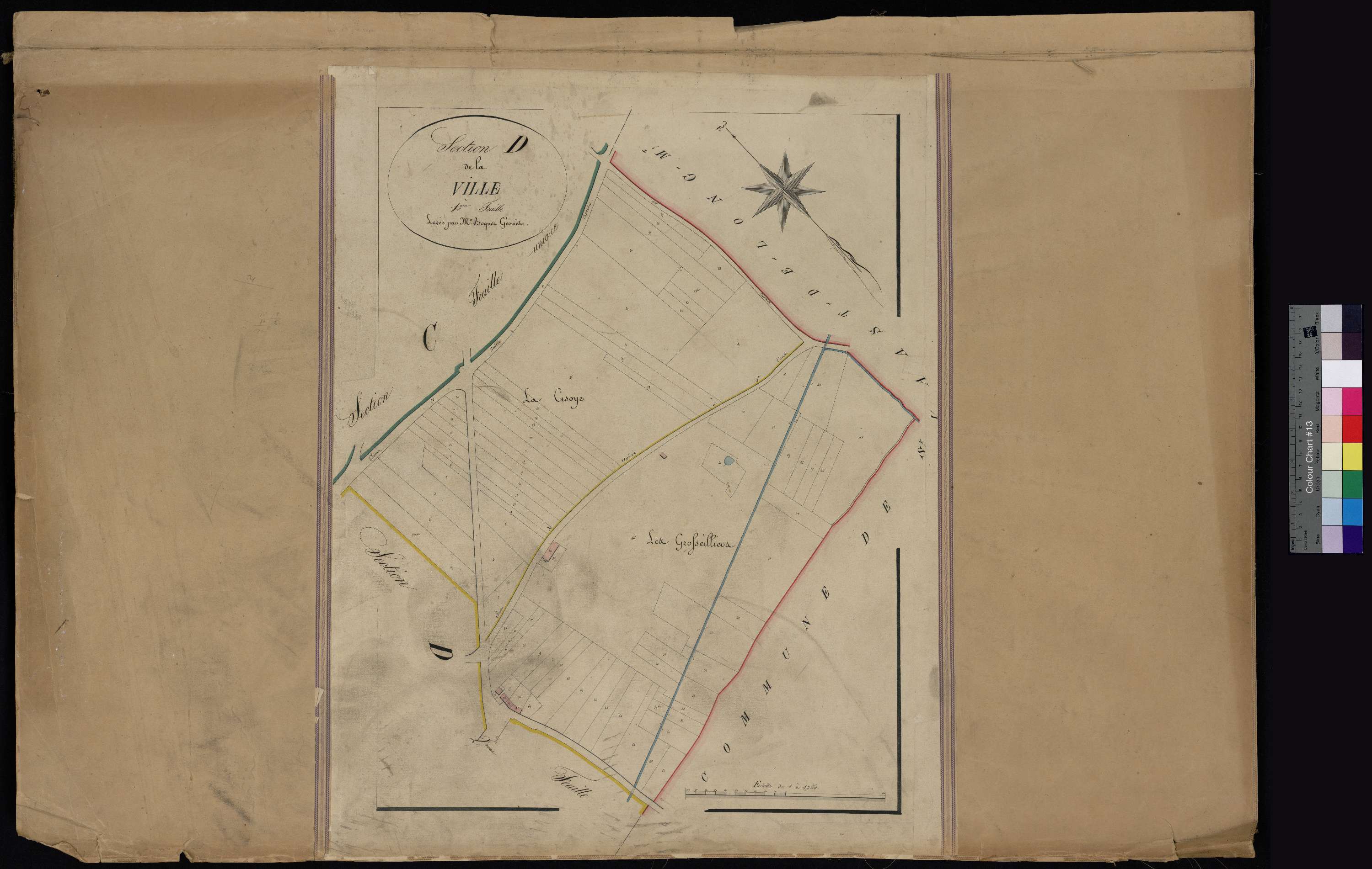 Verberie - Cadastre napoléonien, section D1
