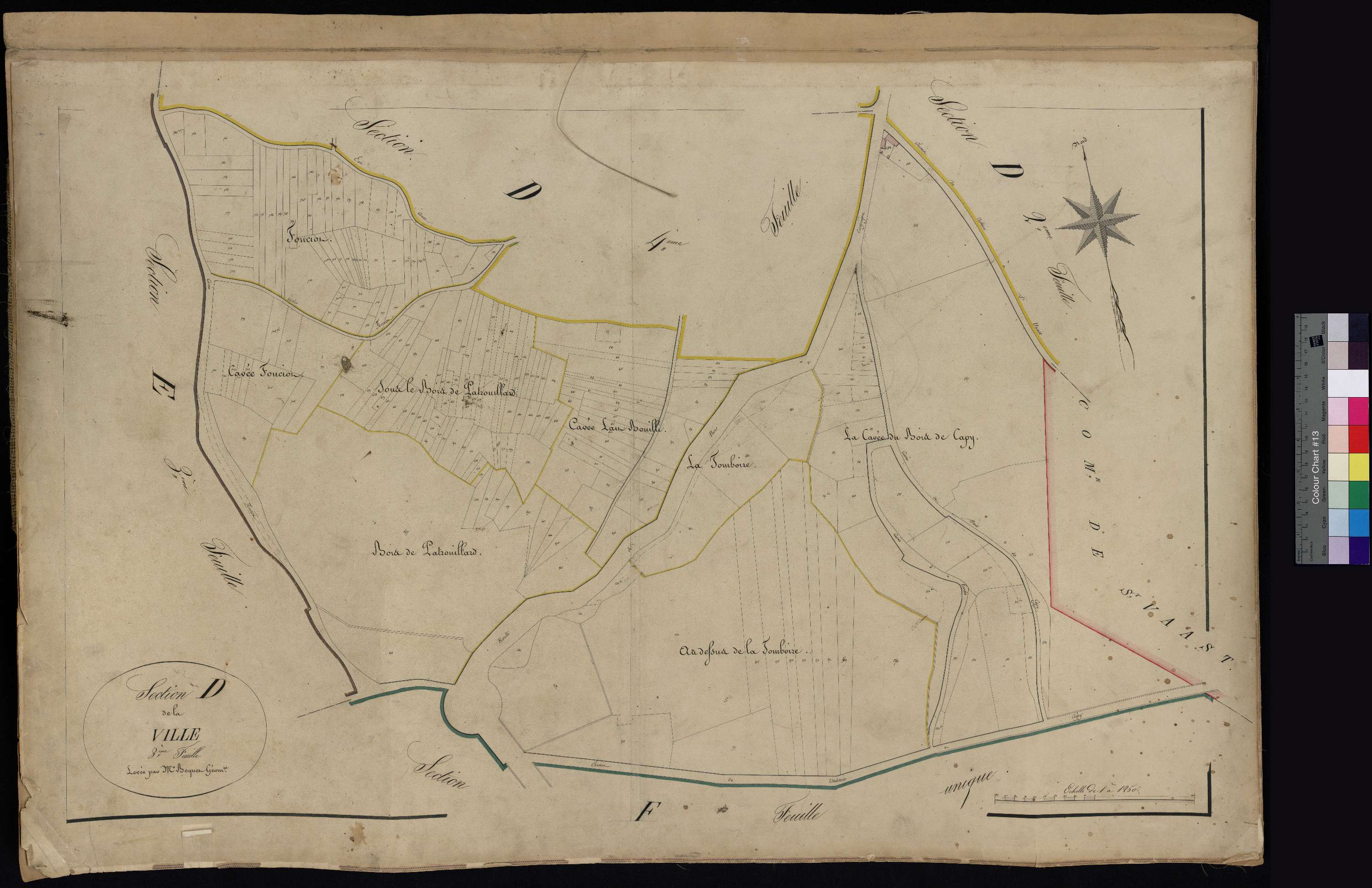 Verberie - Cadastre napoléonien, section D3
