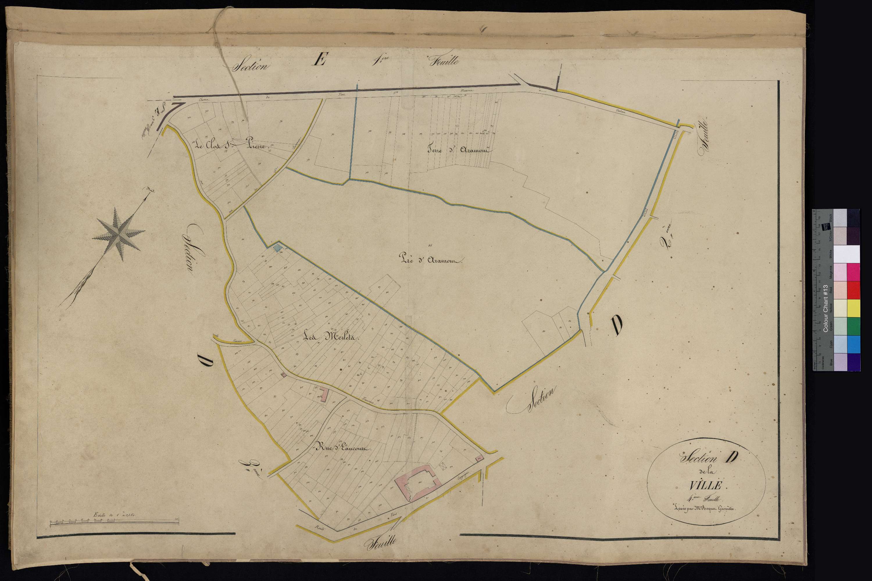 Verberie - Cadastre napoléonien, section D4