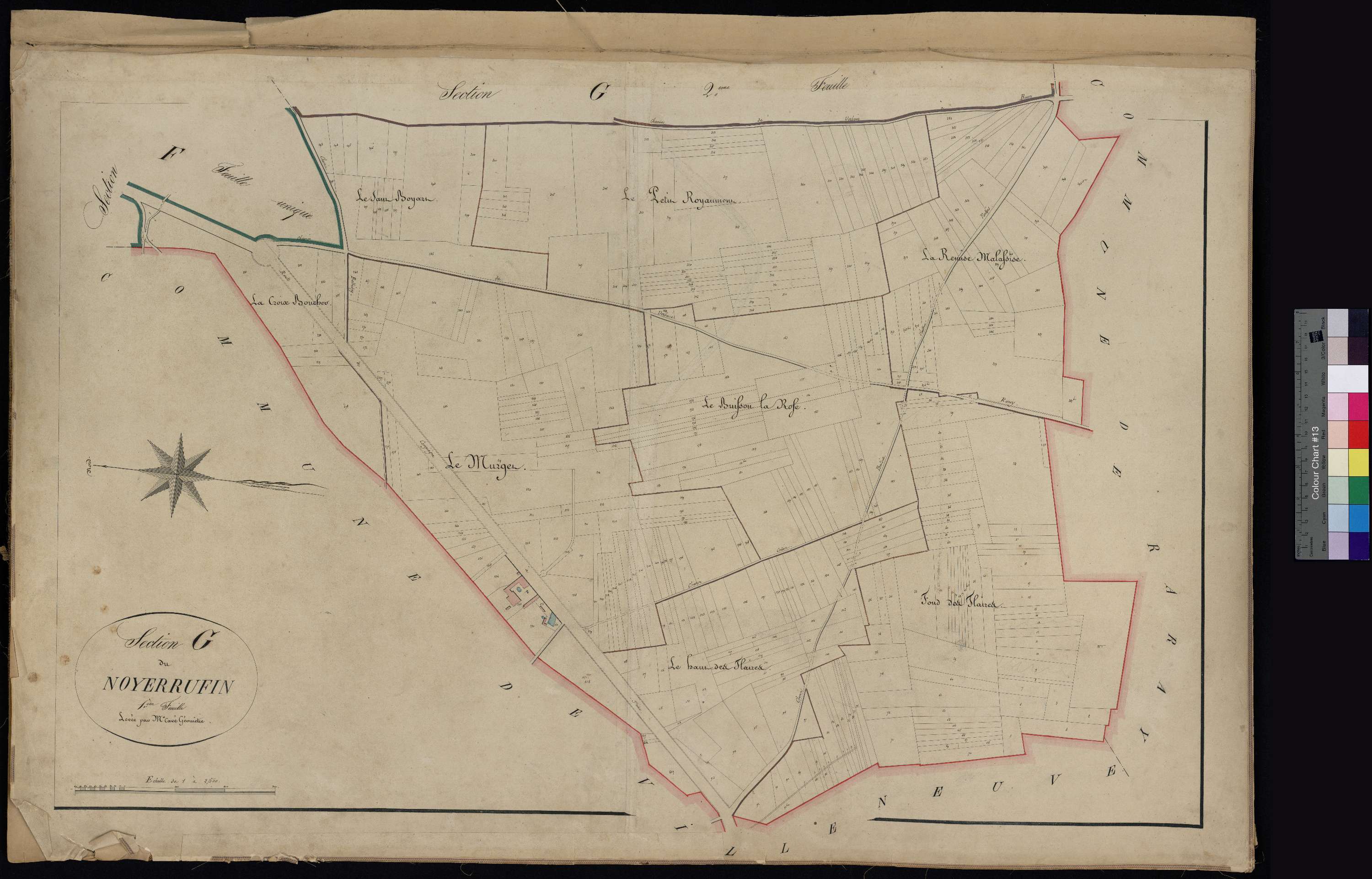 Verberie - Cadastre napoléonien, section G1