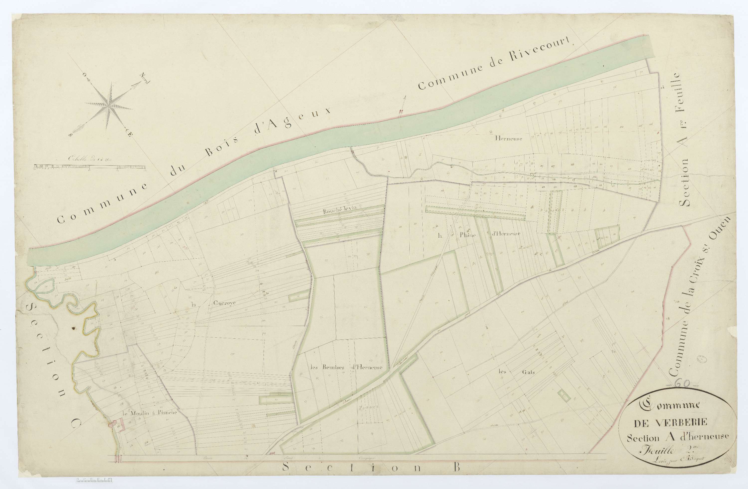 Verberie - Cadastre napoléonien, section A2