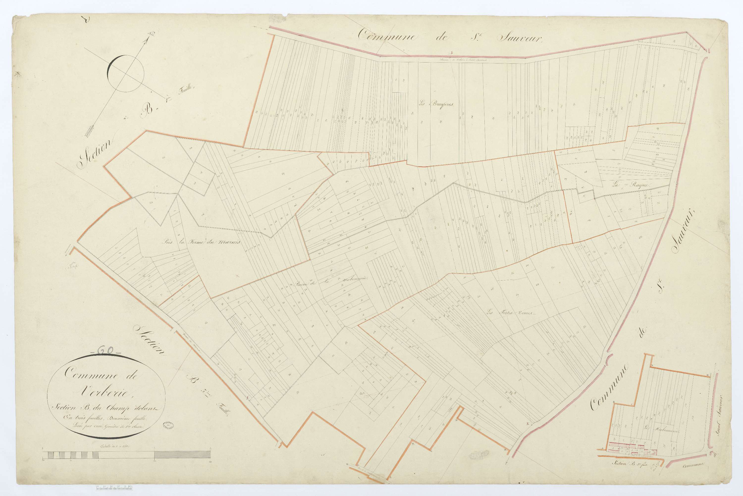 Verberie - Cadastre napoléonien, section B2
