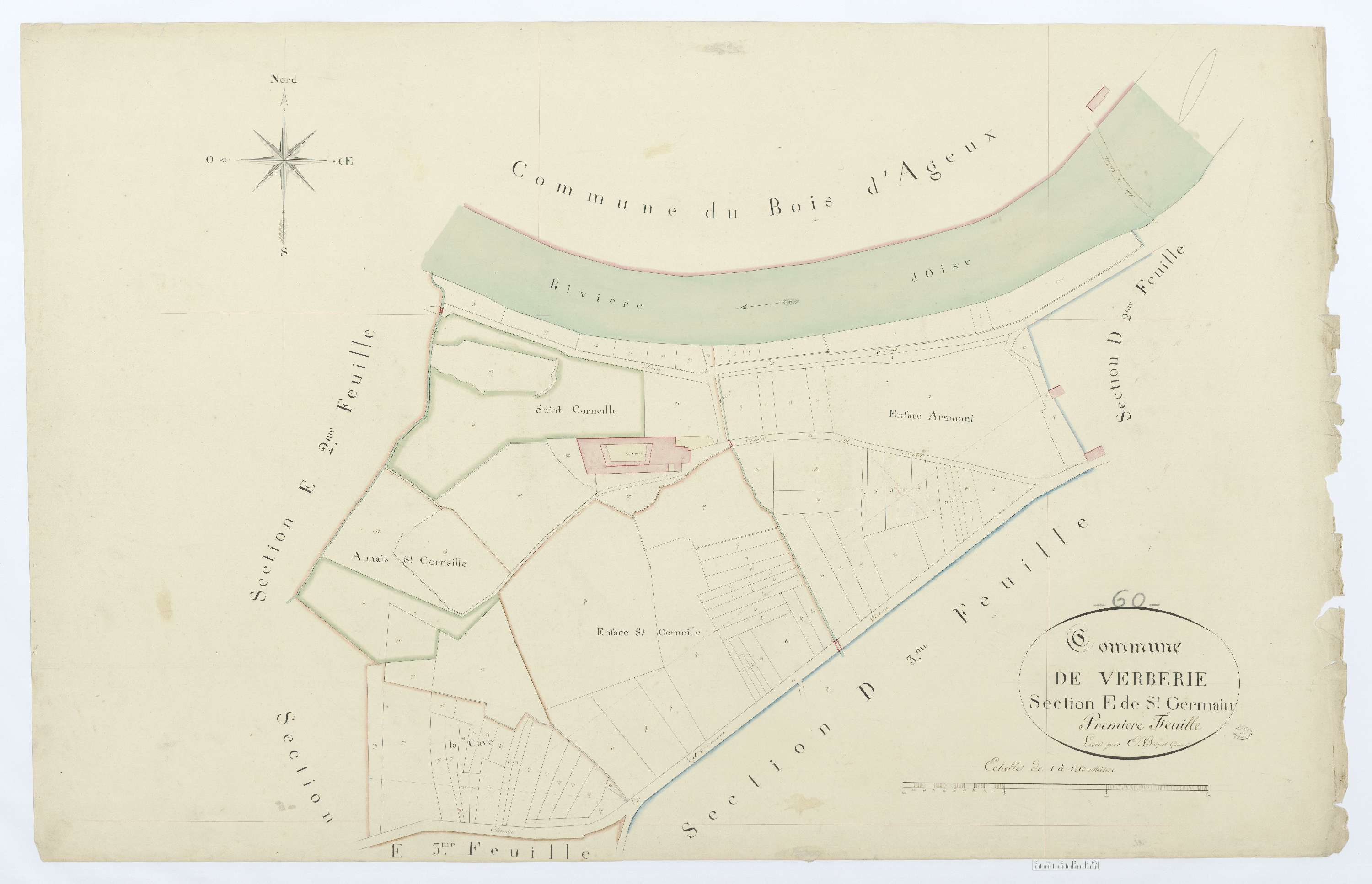 Verberie - Cadastre napoléonien, section E1