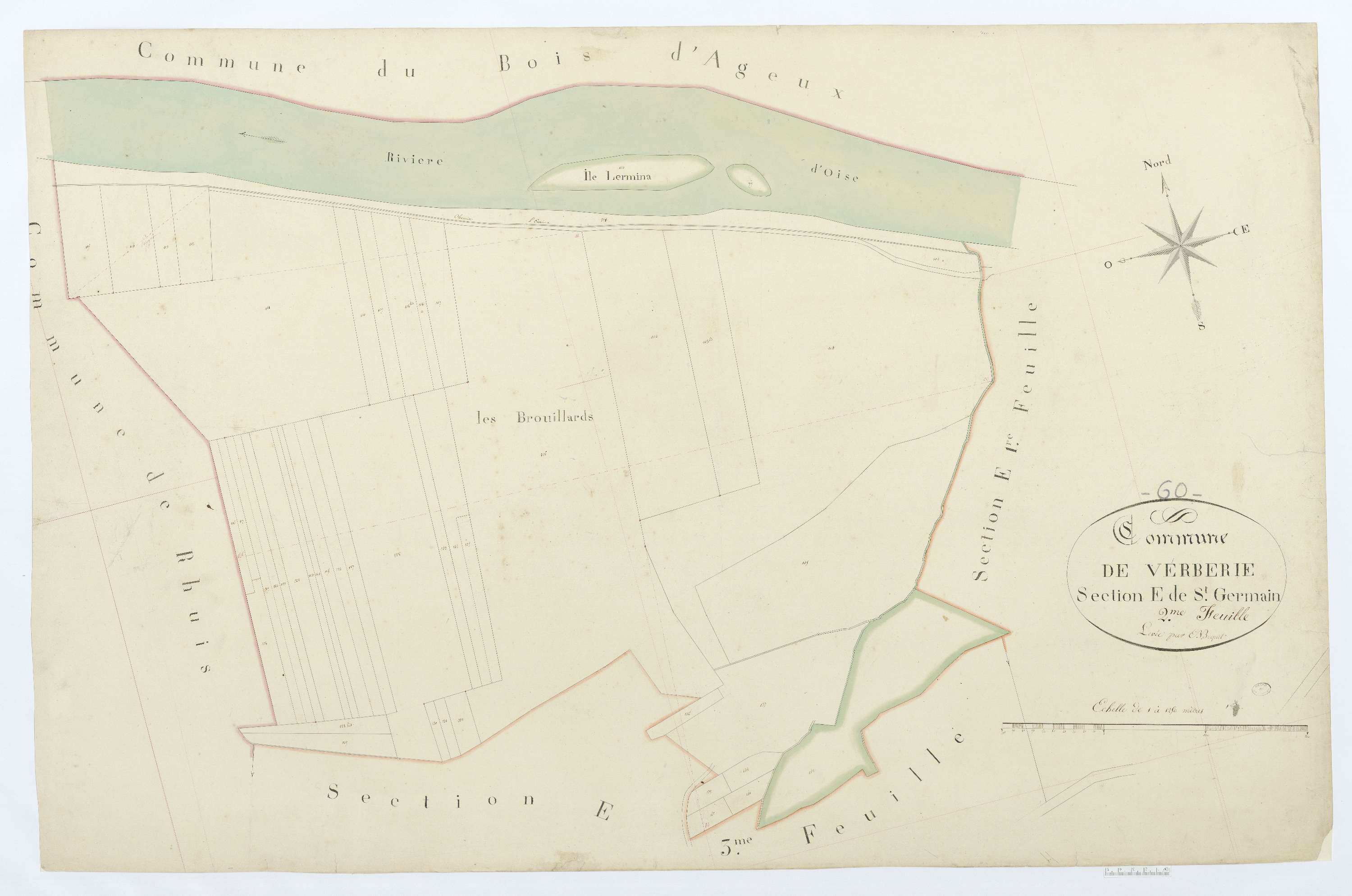 Verberie - Cadastre napoléonien, section E2