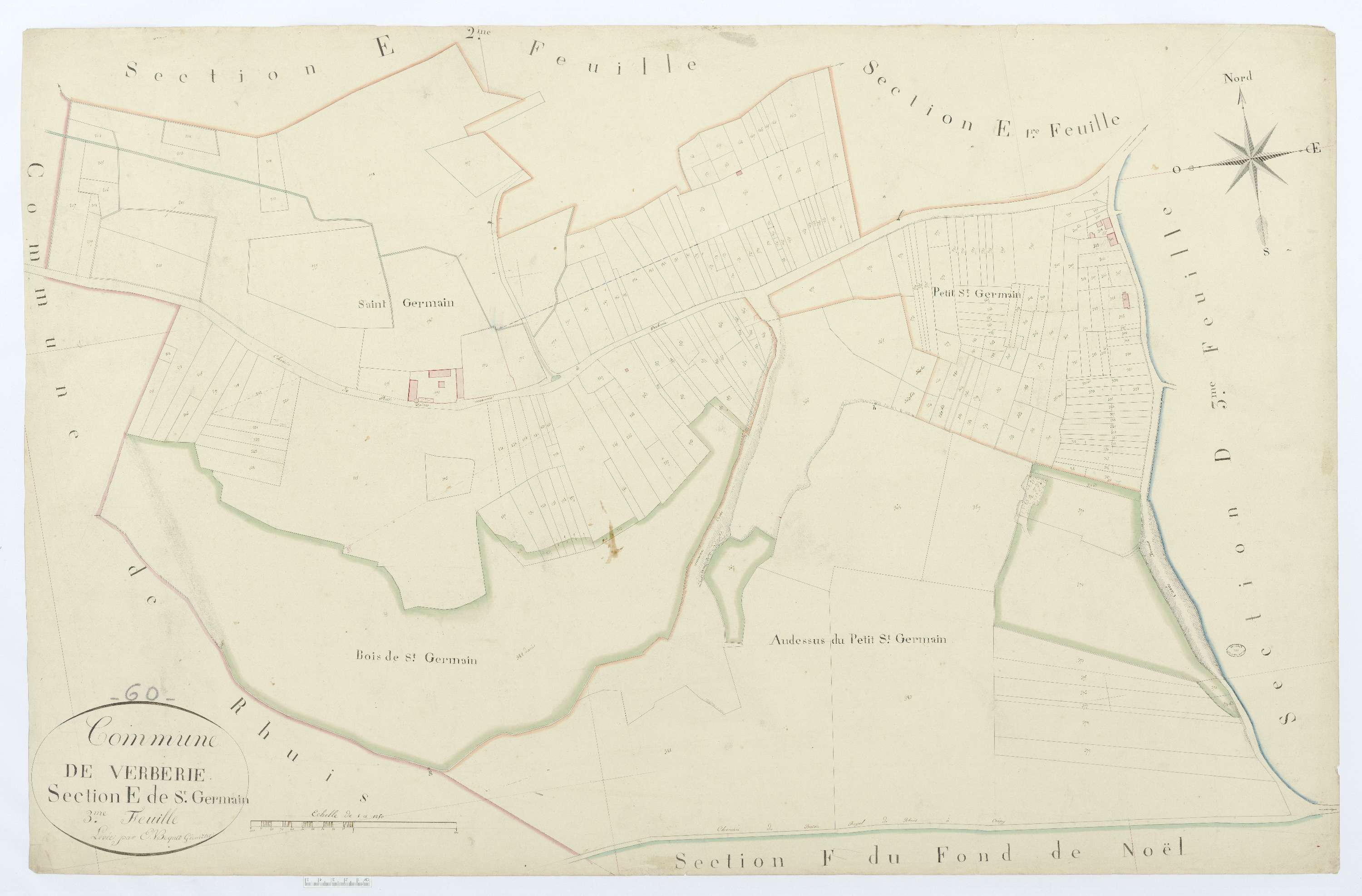 Verberie - Cadastre napoléonien, section E3
