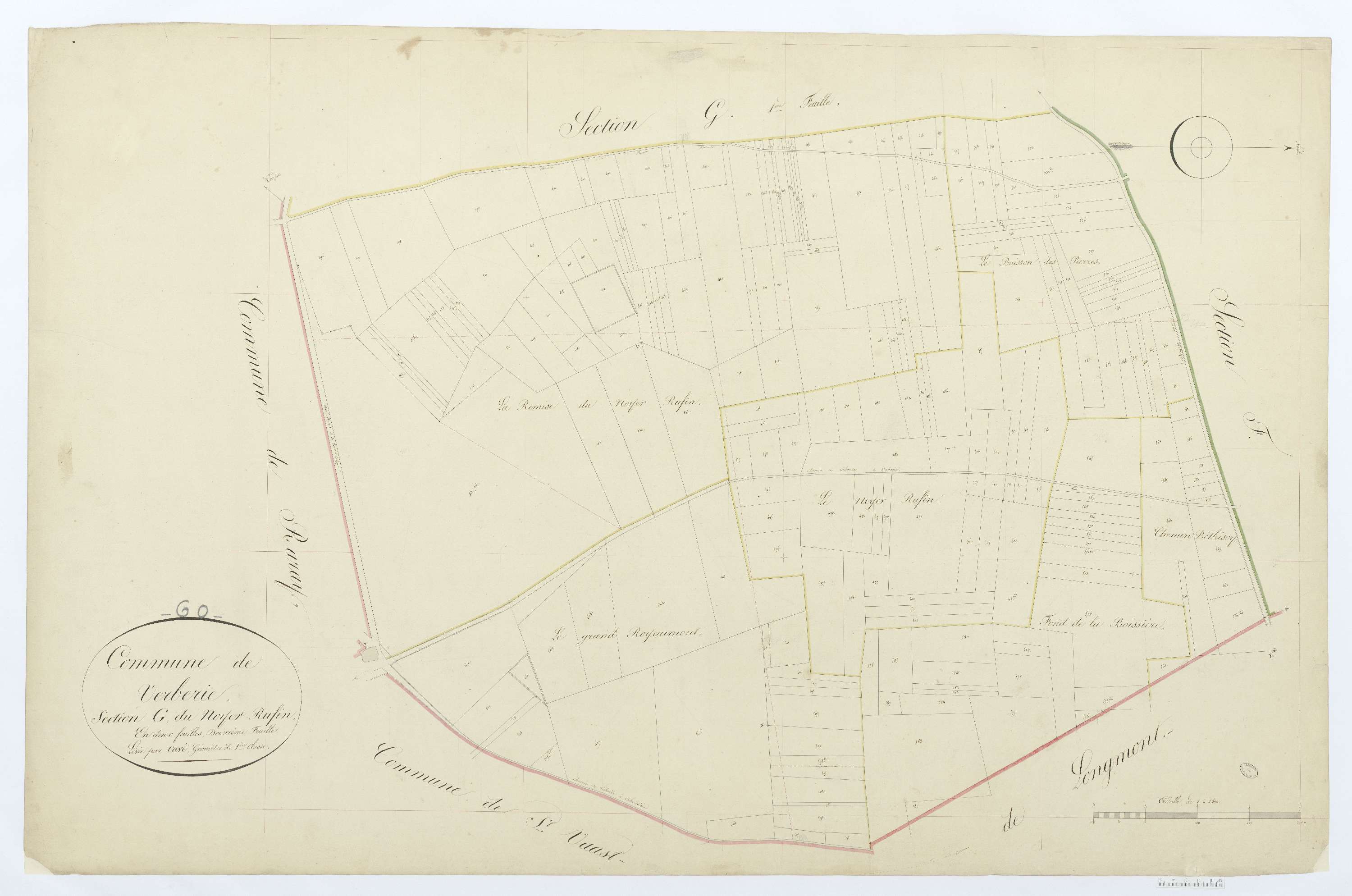 Verberie - Cadastre napoléonien, section G2