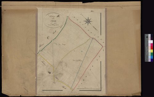 Verberie - Cadastre napoléonien, section D1
