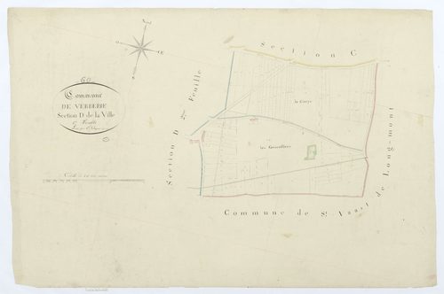 Verberie - Cadastre napoléonien, section D1