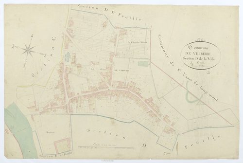 Verberie - Cadastre napoléonien, section D2