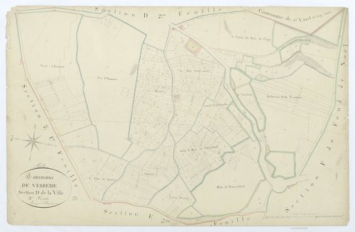 Verberie - Cadastre napoléonien, section D3